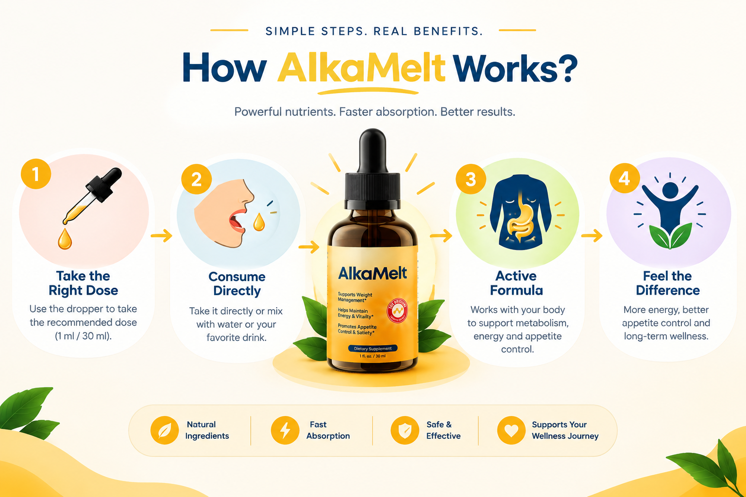 How AlkaMelt works: dose, absorption, active formula and results